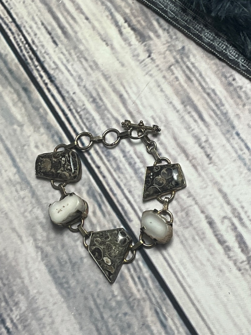 Handcrafted Stone Bracelet